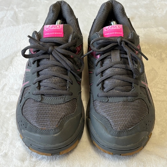 ASICS Gel-1150V Volleyball Shoe Womens Size 9 Gray & Pink Athletic Sneaker - Picture 2 of 11